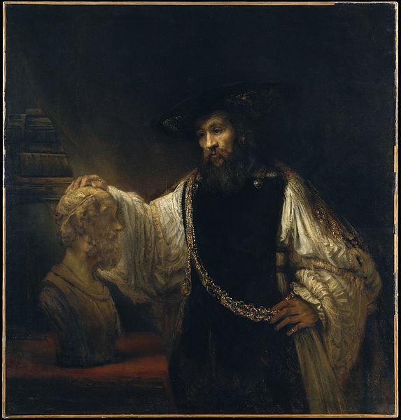 Rembrandt Peale Aristotle with a Bust of Homer oil painting image